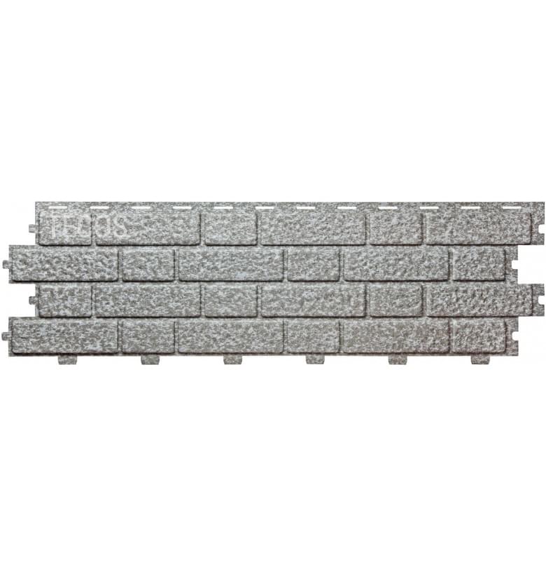 Фасадные панели (Цокольный Сайдинг) Tecos BRICKWORK Silver Melange